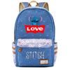 Lilo Stitch Backpack In Pink Or Blue Perfect For School Or Travel Made From High-quality Oxford Cloth