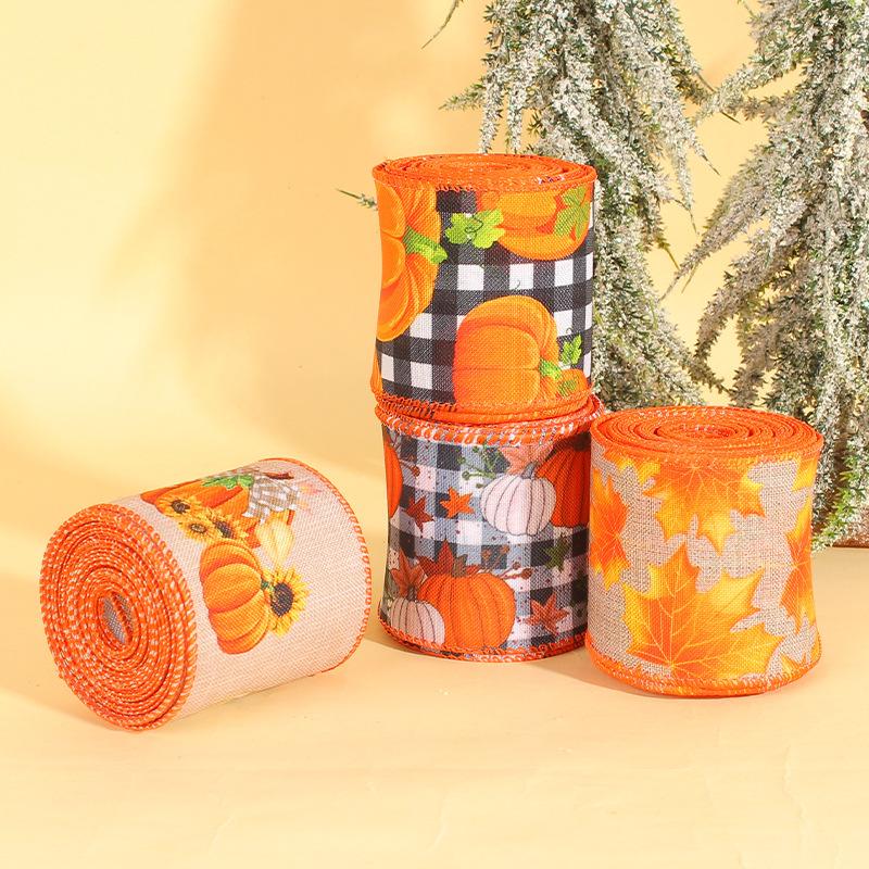 5m Harvest festival decor ribbon, thanksgiving festival decorative ribbon