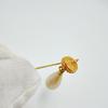 CHANEL wedding Stylish outing Brooch Gold Plated gold Women Used