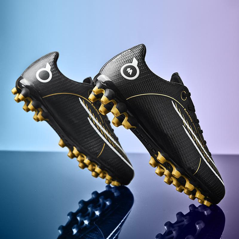 Foreign trade low-top football shoes men's and women's AG long nails TF broken nails artificial grass training shoes for primary and secondary school