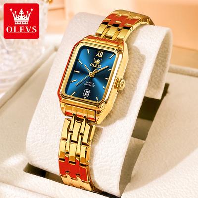 Women's Watches Elegant Fashion Original Ladies Watch Waterproof Golden Light Luxury Wristwatch