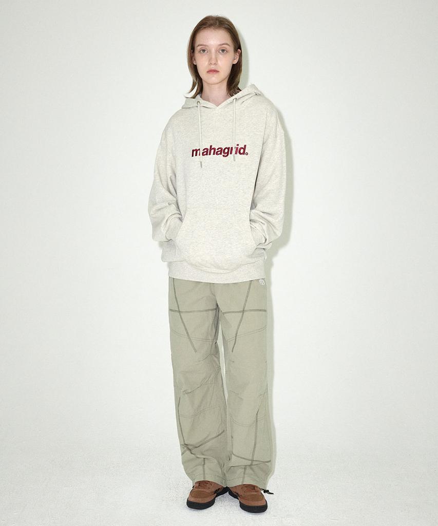 MAHAGRID Cover Stitch Parachute Pant Sage(Mg2Esmpa11A)