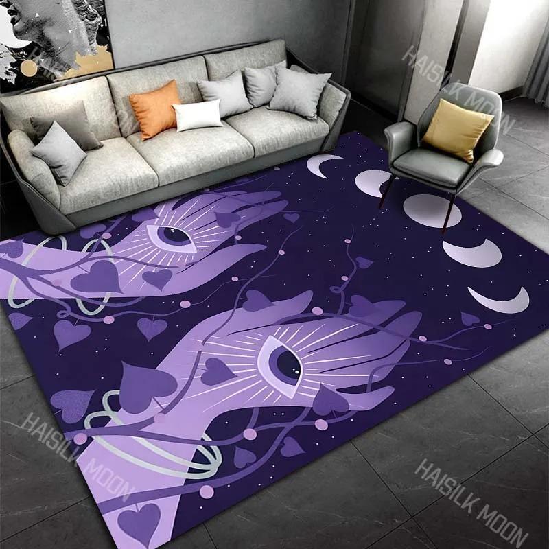 Cartoon Cat Carpet Mat Rug Home Decoration Colorful Animal Pattern Kids Room Bedroom Floor Mat Non-Slip Bedroom Decor Carpet