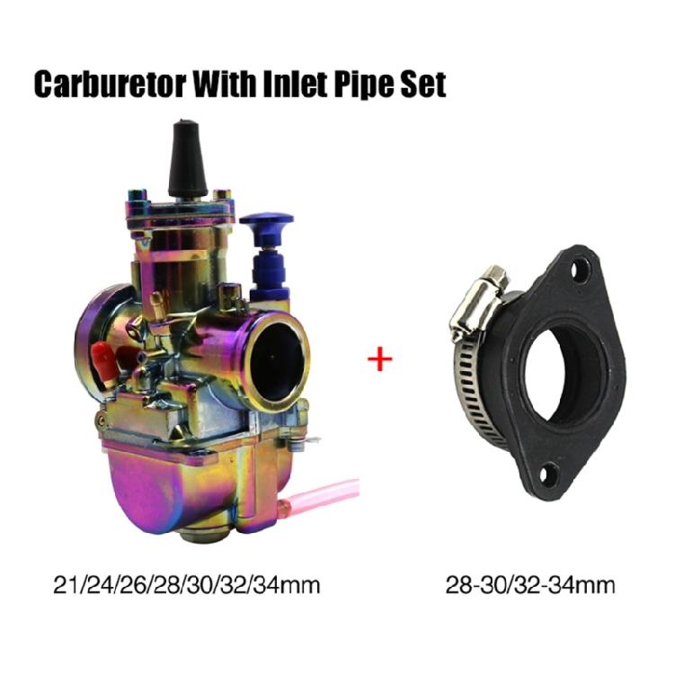 21 24 26 28 30 32 34mm Motorcycle Carburetor Carb Assembly for 50-350cc Engine