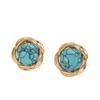 Retro Turquoise Stud Earrings - Sophisticated, Niche Design, Luxurious and Unique Earrings