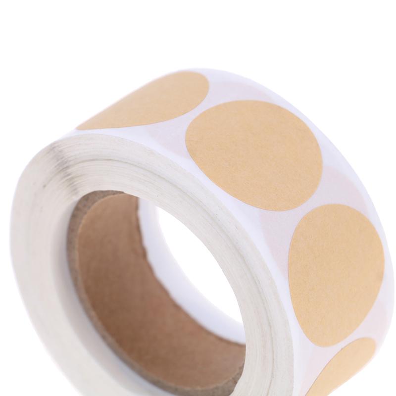 500Pcs/Set Kraft Paper Sticker Labes  Scrapbooking For Package Stationery