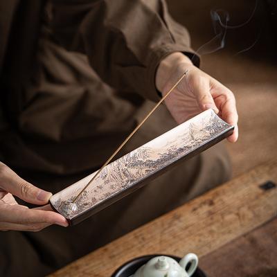 Neu Antik Chinesisches Emaille Keramik Linie Räucherstäbchen Zuhause Innen Räucherstäbchenhalter Dekoration Räucherstäbchen Einsteckwerkzeug Zubehör 2025 Neu