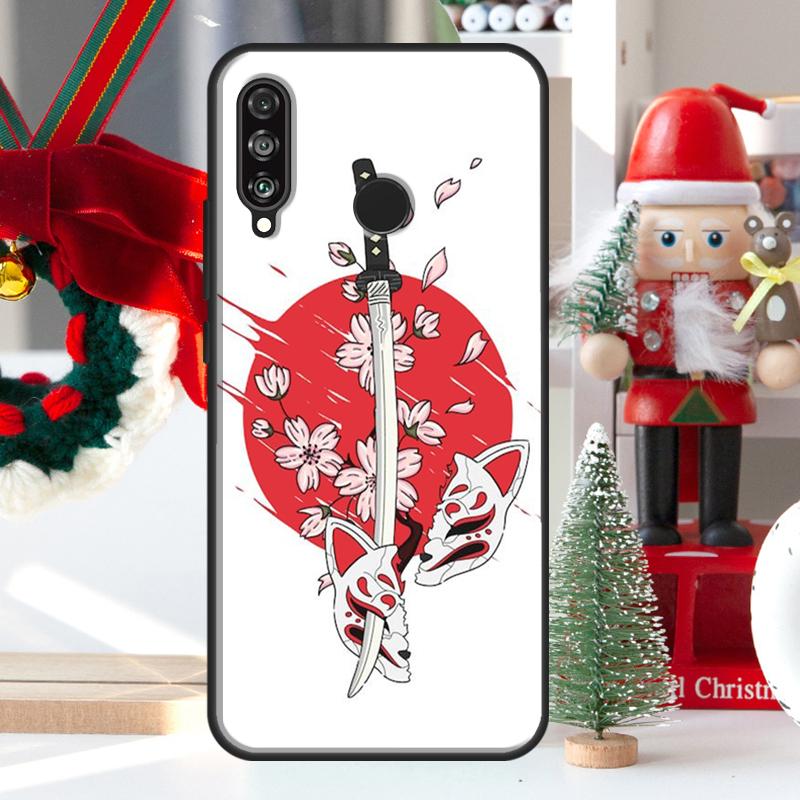 Japan Samurai Ninja Ronin For Huawei Nova 5T 9 10 SE 7i 8i 11i 12i Y73 Y72 Y61 Y91 Y60 Y70 Y90 P20 P40 P30 Lite Case