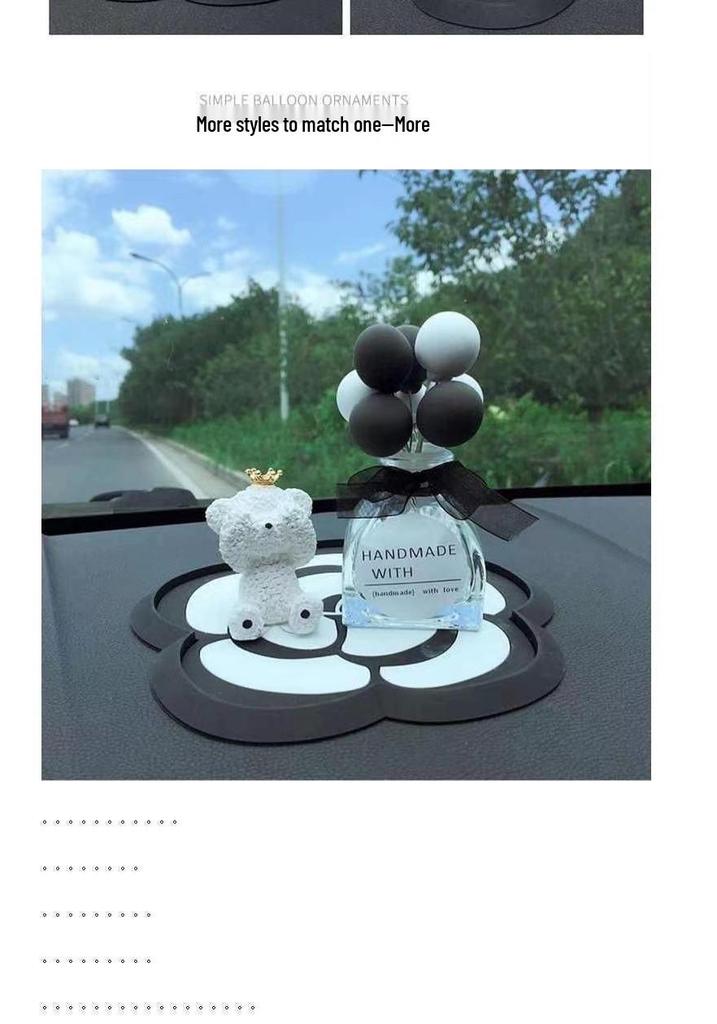 Creative Car Accessories: Cute Confession Balloons & Perfume Ornaments for Interior Decoration