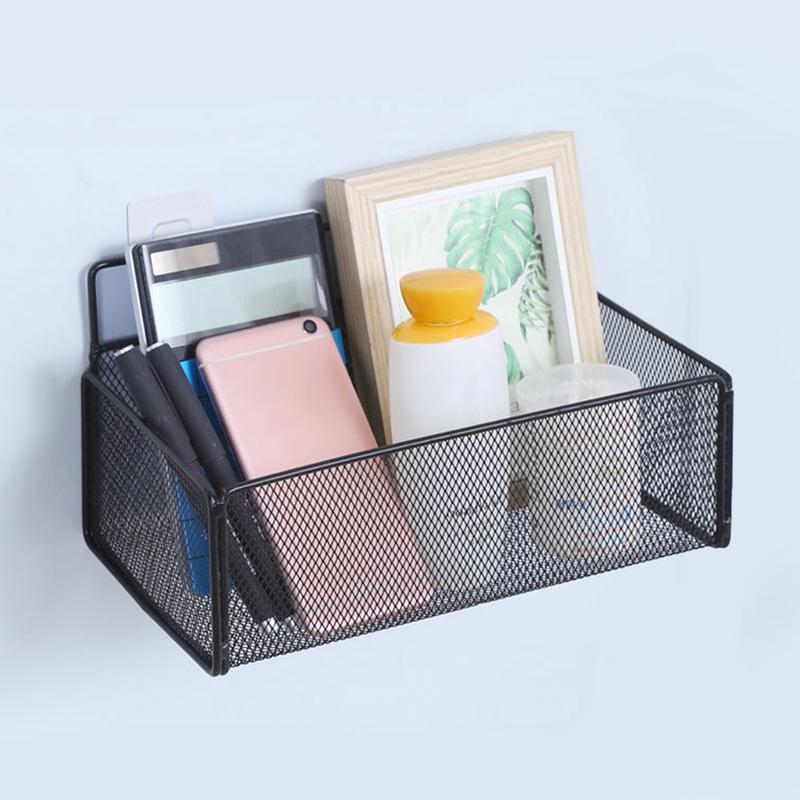 1PC Kitchen Shelf Condiments Spice Punch-Free Drain Basket Kitchen Wall Mounted Student Dormitory Storages Racks