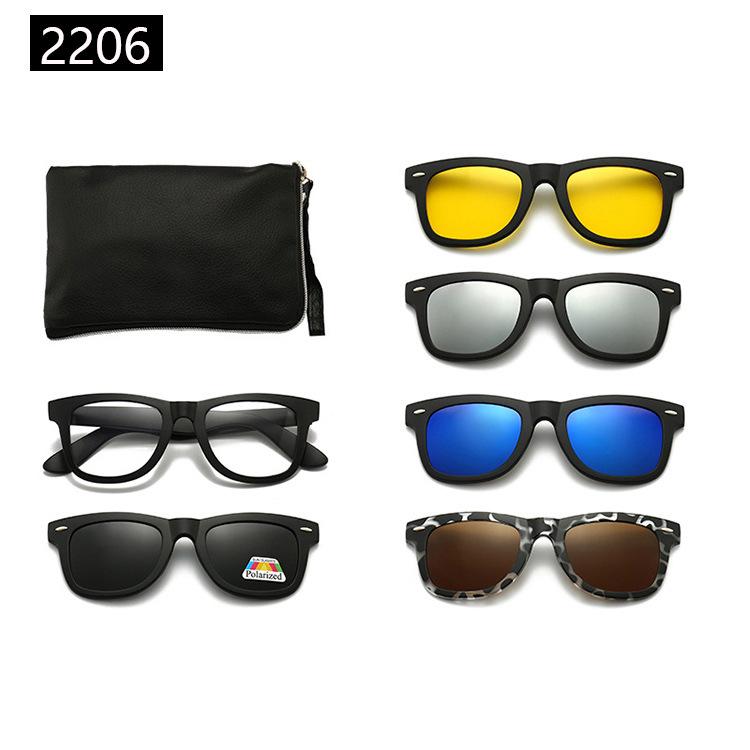 22XX Magnetic Clip-on Polarized Sunglasses for UV Protection and Driving