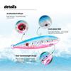 Metal Casting Jigging Lure Saltwater Fishing Baits 11.4cm High Reflective Hard Baits Fishing Tackle Accessories