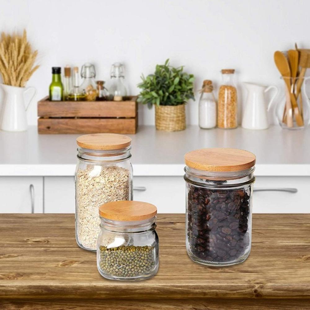 Jar Lids Wide Mouth with Seal Ring Mugs Cup Covers Bottle Sealing Caps Mason Jar Lids Can Lids