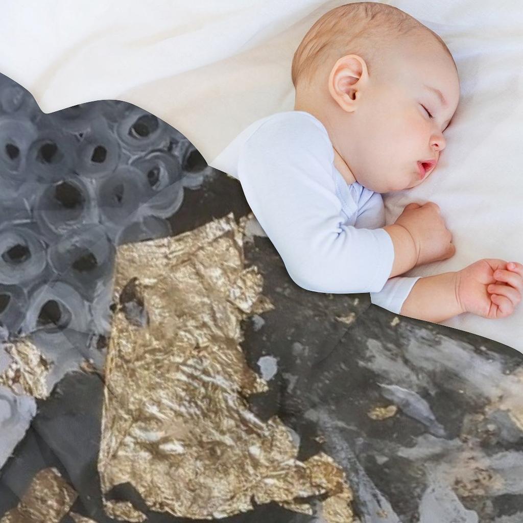 Black Gold Throw Blanket Blankets and Throws Giant Sofa Winter Beds Polar Blankets