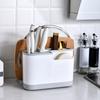 Space Saving Multi Kitchen Cutlery Holder Large Capacity Integrated Drainer Organizer  Kitchenware