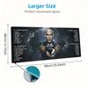 JUL Album Covers Lace Solid Color Mouse Pad Large Gaming Table Cushion Non-slip Laptop Tablet Big Mousepad XXL Mat Mini PC Playmat With Lock edge