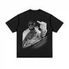 Conor McGregor Middle Finger Graphic Print Black T-shirt