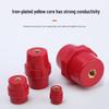 SM Red Low Voltage High Strength Spindle Insulator, Post Type, Available in Sizes 25-76.