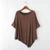 Women's Summer Loose Modal Cotton Irregular Hem T-Shirt