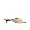Zara Fashion Versatile Anti-Wear Slide Sandals Women Footwear Beige 1351610102