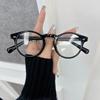 Square Anti Blue Light Glasses Fashion Retro Classic Women Men Computer Gaming Eye Protective Plain Spectacles