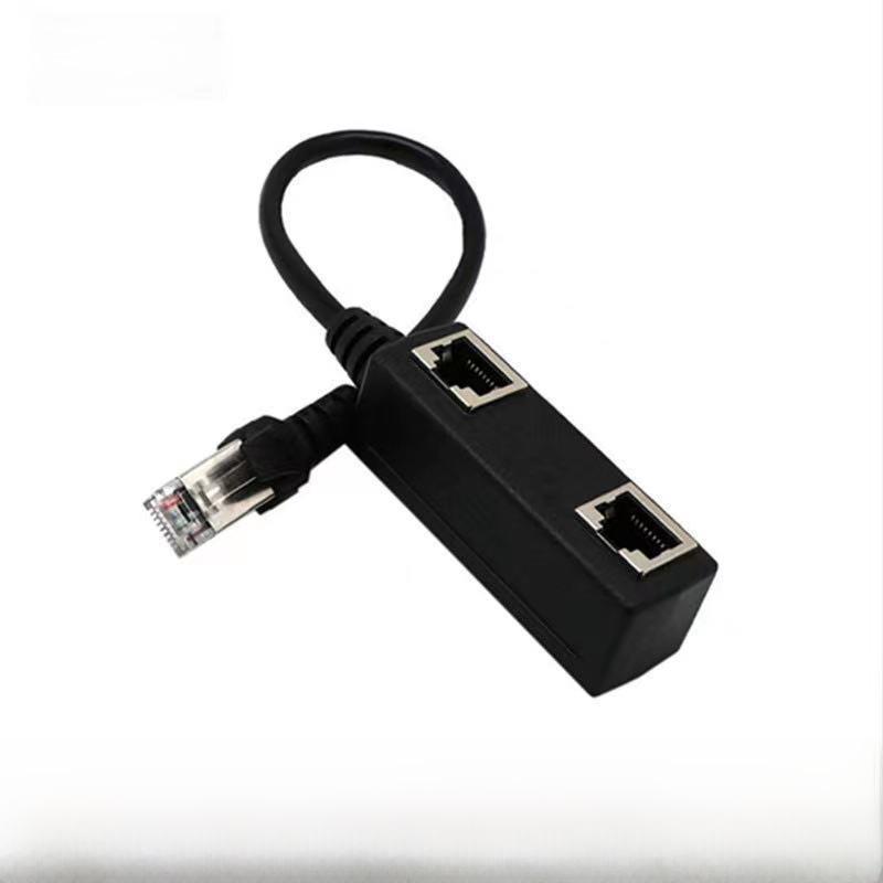 RJ45 Ethernet Splitter Adapter Extension Cable - 1 to 4 Network Connection- beperkte informatie