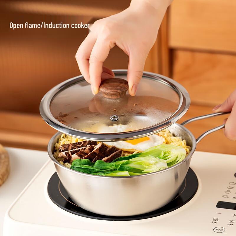 

Onlycook 304 Stainless Steel Noodle & Soup Bowl with Handle