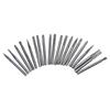 20 Pcs/Set Rotary Burr Set 3mm 1/8'' Shank Tungsten Steel Grinder Bits Engraving Bits Power Tool Accessories for Carving
