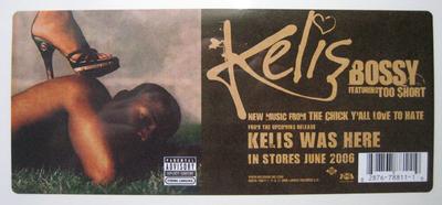 Płyta 12 cali KELIS, TOO SHORT - Bossy 82876788111 Jive, Zomba Lab 2006 US Rap & Hip-Hop/R&B Używana