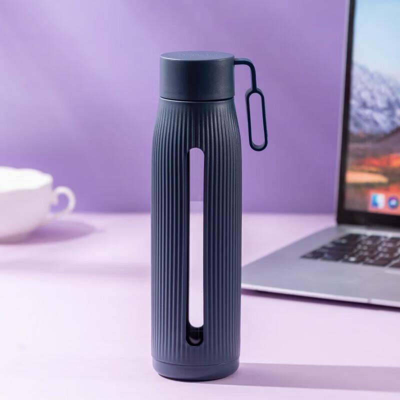 LocknLock Portable Heat-Resistant Glass Water Bottle