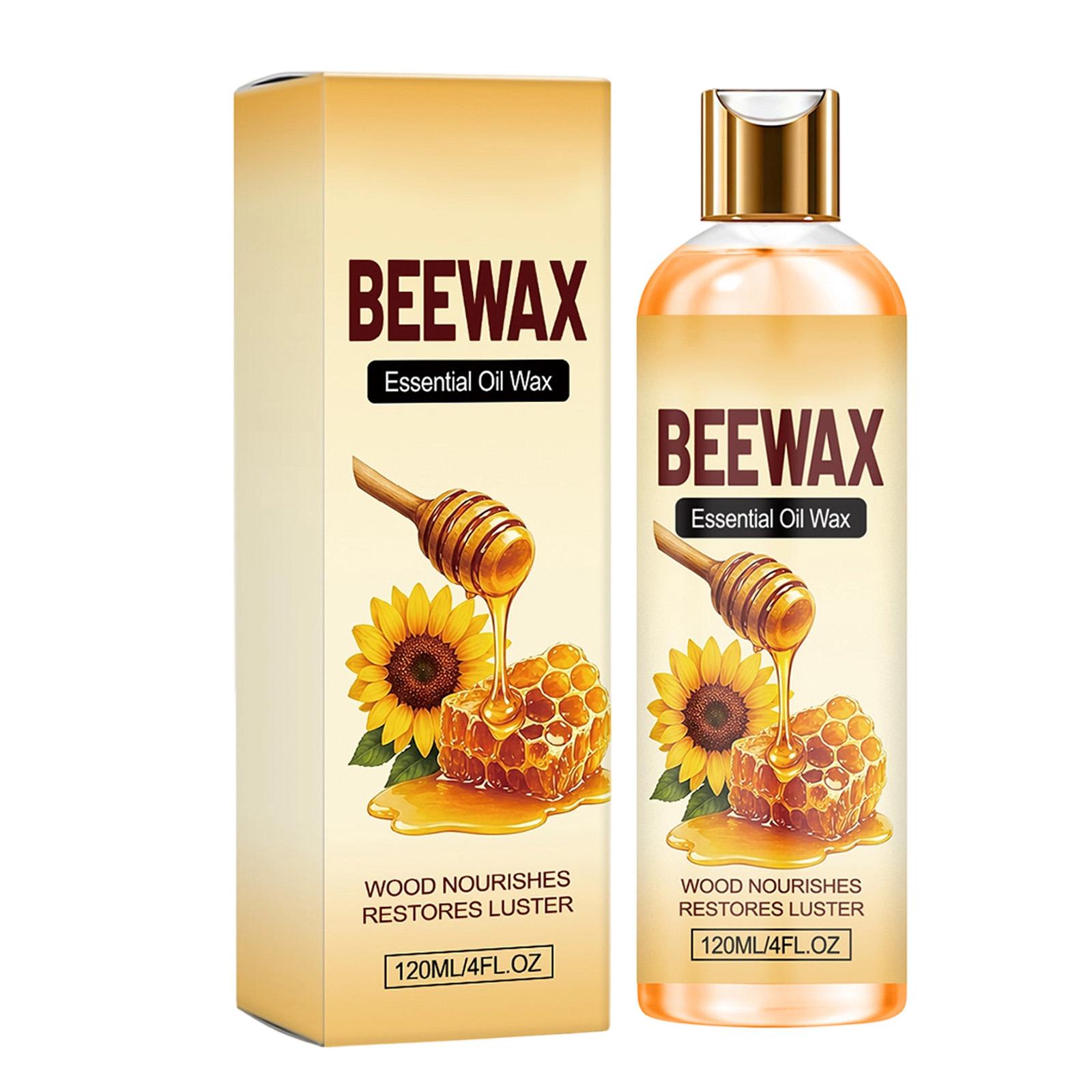 Beeswax Wood Polish Spray Natural Oil For Furniture And Floor Cleaning Wood Surface Conditioner 120ml one size белый