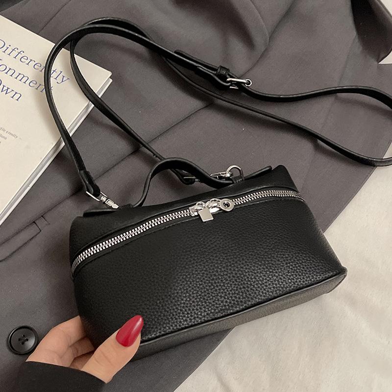 New product wholesale high-quality lychee pattern portable change bag women's versatile commuting fashion small fresh Korean messenger bag