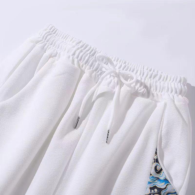 (Shirt + Trousers) Summer Shirts Men Fashion Cotton Shirts Men's Breathable Sets High Quality Shirts Two Piece Size