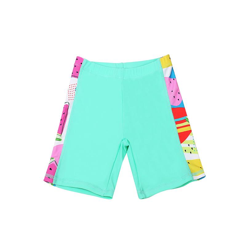 2025 Girls' Cartoon Quick-Dry Three-Piece Swimsuit Set with Sunscreen