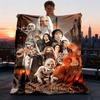1pc Lord of the Rings Outdoor Flannel Throw Blanket Soft, Lightweight & Warm for Sofa, Office