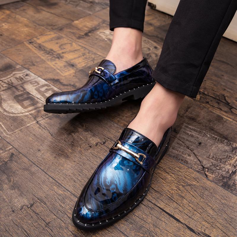 Fashion 2025 Brand Leather Men Shoes Luxury Design Daily Casual Slip on Men Loafers Comfortable Office Wedding Dress Shoes for Men