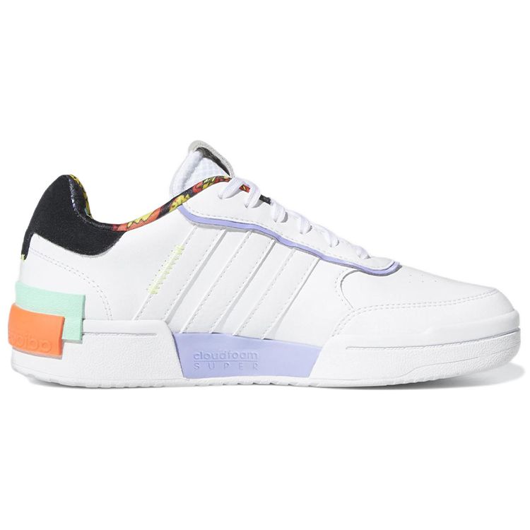 Adidas Neo Postmove Se Leather Casual Slip Resistant Durable Low Top Skate Shoes Women Sneakers Cloud-White GY6122