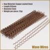 25Pcs Wiggle Wire Wave 2Mm Dent Repair Fix Spot Welding Thick Body Work Puller