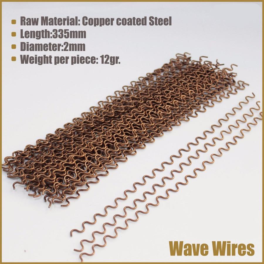 25Pcs Wiggle Wire Wave 2Mm Dent Repair Fix Spot Welding Thick Body Work Puller
