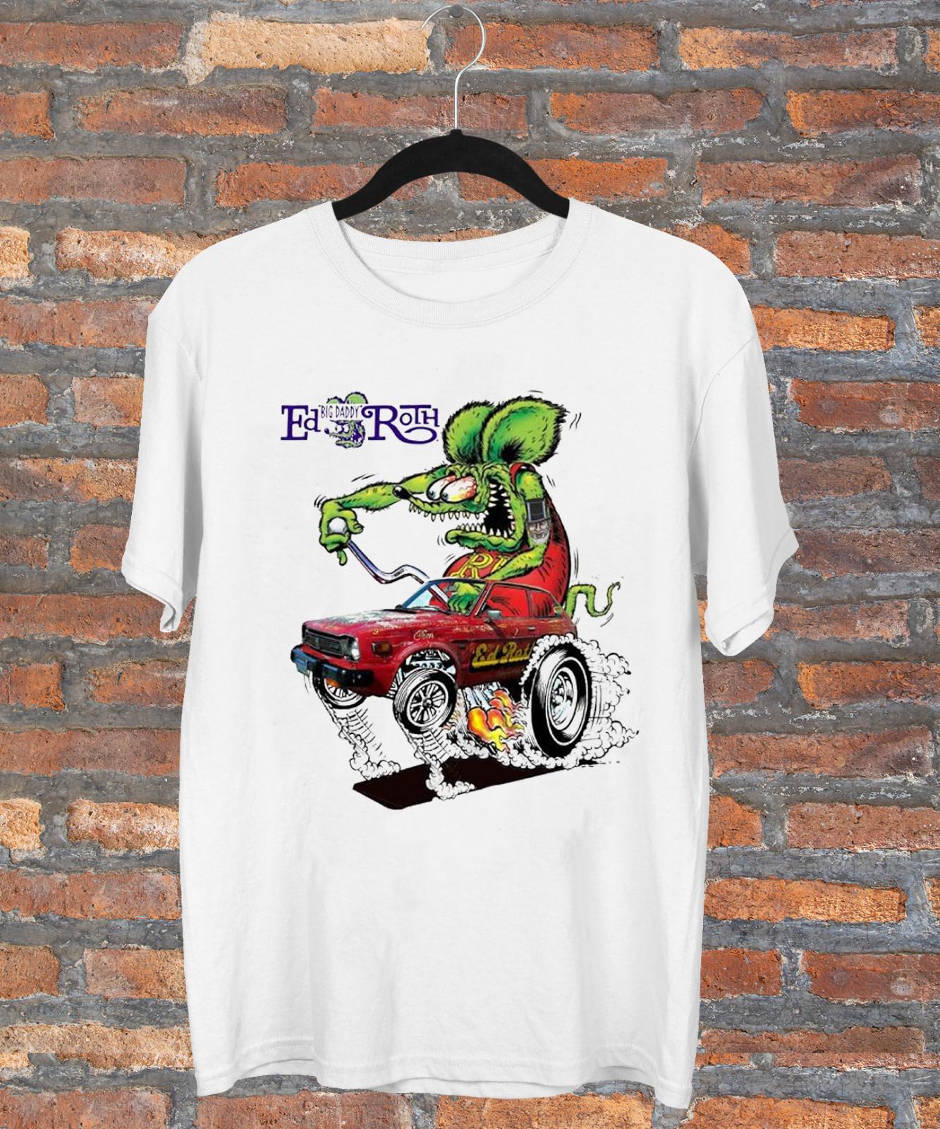 

26 New Ed Roth Rat Fink Cotton Gift For Fan White S-2345XL Unisex T-shirt TMB1044 Unisex T-Shirt M