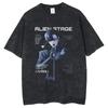 ALIEN STAGE Cuello Redondo 2025 Algodón Verano Nuevo Simple Moda Anime Camiseta de Manga Corta Tops Casuales Diarios