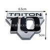 V10 triton chrome-plated car modified body sticker D three-dimensional letter tail label foreign trade logo sign