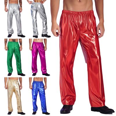 Pantaloni Metalici pentru Dans Jazz Bărbați Talie Elastică Design Tematică Halloween Petrecere Petrecere Scenă Pantaloni