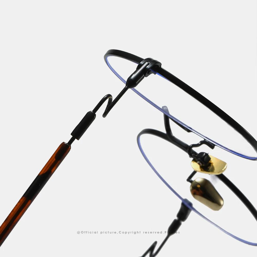 Retro Round Anti-Blue Light Glasses Men Women Personality Blocking Blue Light Eyewear Computer Glasses Optical Spectacle Frame