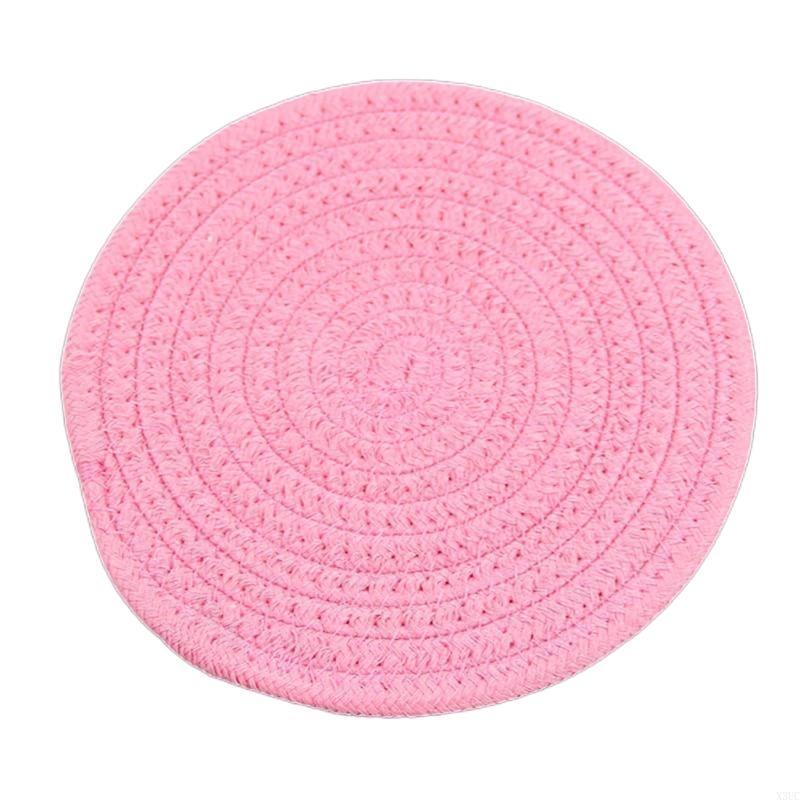 

1/3pcs Handmade Braided Drink Cup Mat Decoration for Coffee Table X3UC