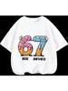 Kids Cute Ice Cream Number 67 Graphic TShirt Soft Cotton Crew Neck Tee Casual Summer Wear for Boys  Girlsdf0033