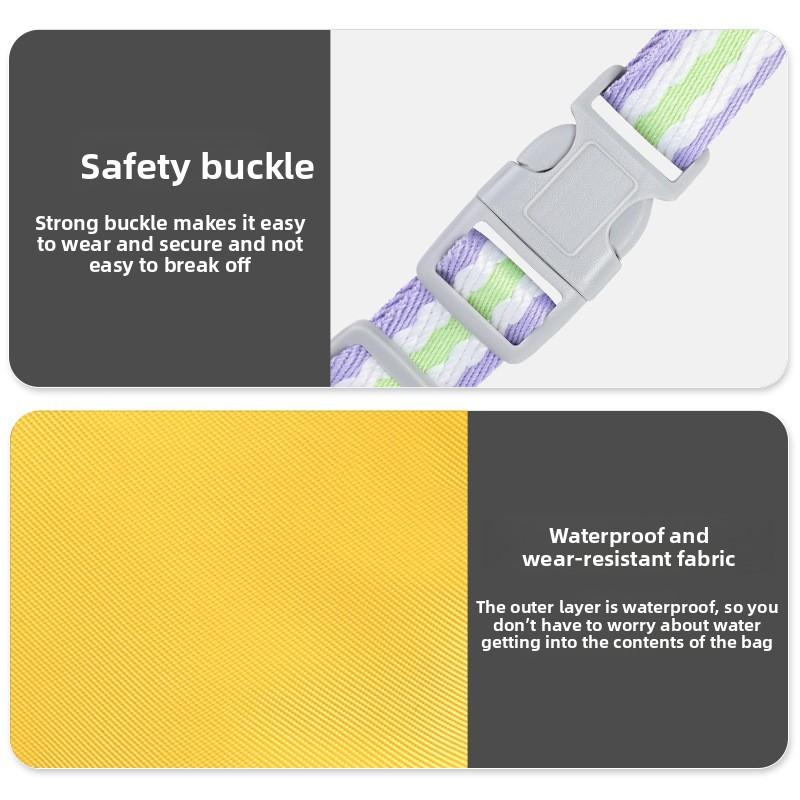 Pet Self-backpack Vest Style Pet Chest and Back, Small and Medium-sized Dog Leash, Outdoor Travel Pet Small Schoolbag