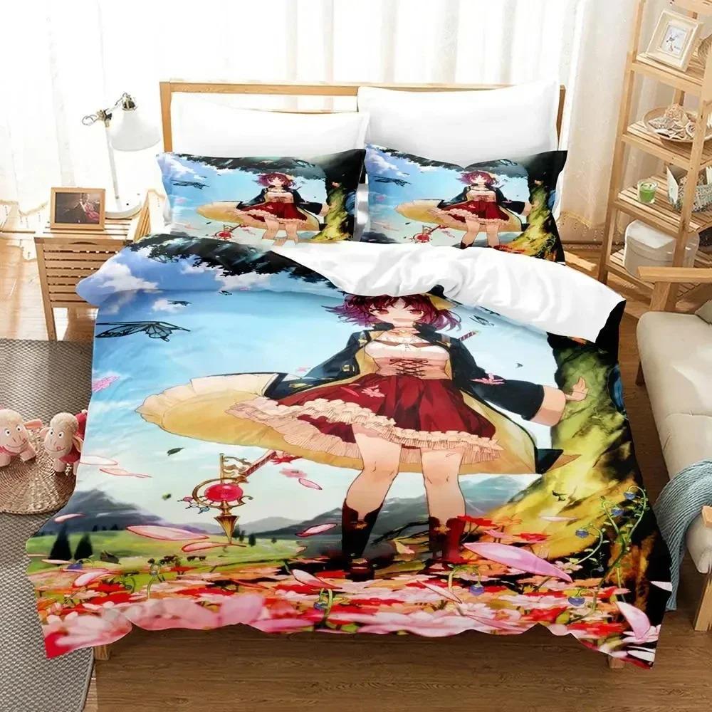 3D Print Anime Atelier Sophie Bedding Set Duvet Cover Bed Set Quilt Cover Pillowcase Comforter King Queen Size Home Textiles