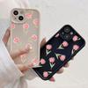 Exclusive for iPhone14 mobile phone case 16promax pink tulip Apple 17 butterfly 13 silicone soft case