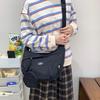 Women's bag new casual dumpling bag large capacity solid color simple commuting shoulder bag student class messenger bag